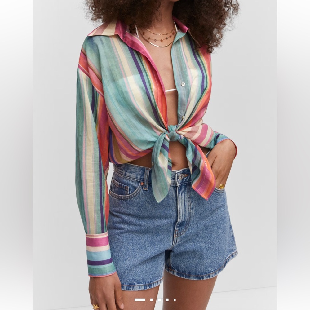 Mango striped shirt